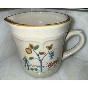 VTG International Tableworks Stoneware Japan Heartland Creamer Farm Folk Art